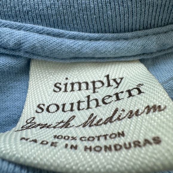 Simply Southern Girls Size Medium Long Sleeve Summer Tee - Picture 3 of 4